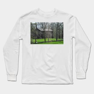 Barn and Country Road Long Sleeve T-Shirt